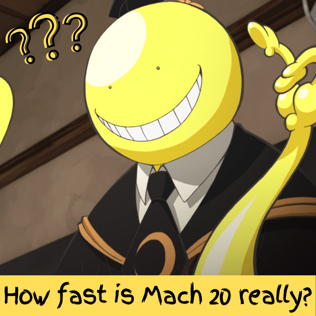 How fast is Mach 20 really AllAnimeMag Assassination Classroom