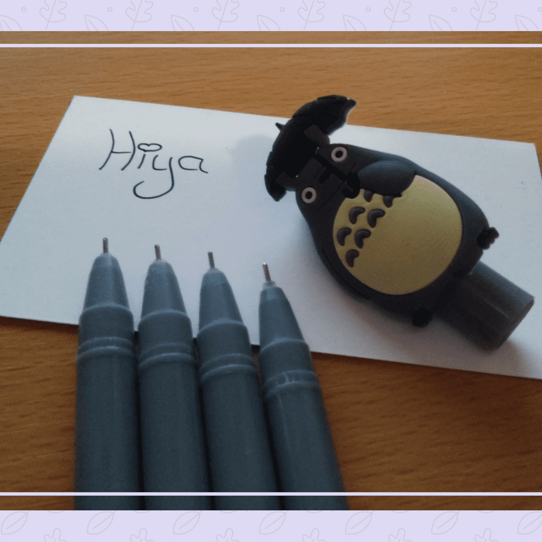 My Totoro pens arrived! 1 totoro-pens