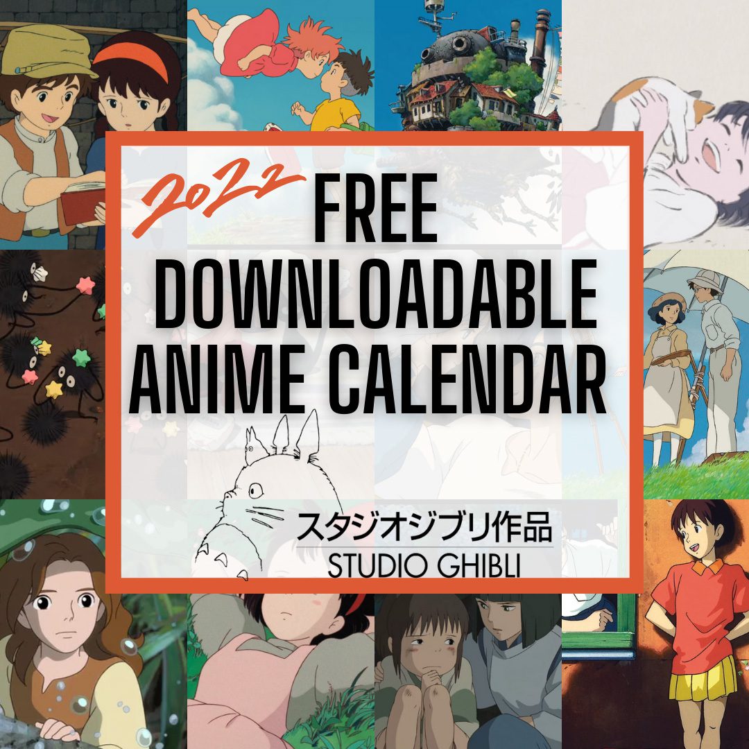 Free-Downloadable-Studio-Ghibli-Anime-2022-Anime-Calendar