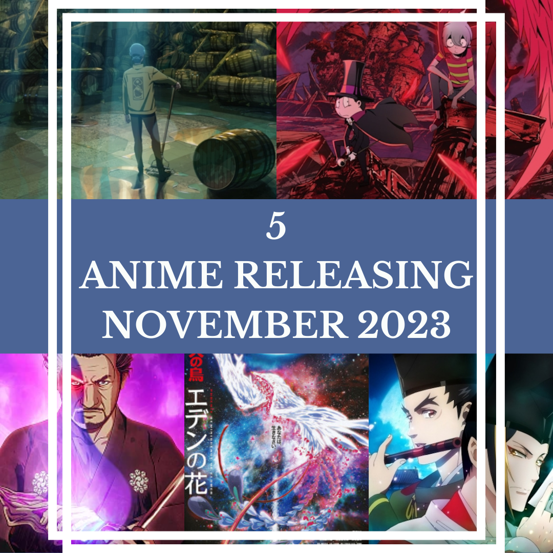 Anime Releasing in November 2023 1 Collage of upcoming anime releases for November 2023