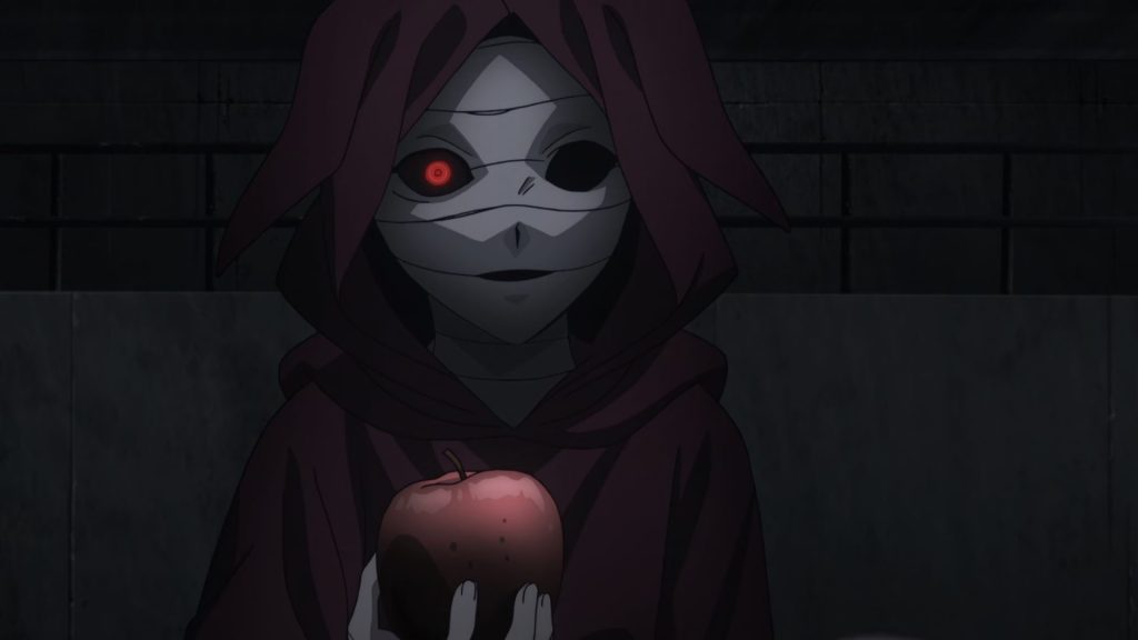 Eto Yoshimura, also known as the One-Eyed Owl, is a ghoul who is both a novelist and a terrorist. She is a complex character with a mysterious past and a powerful presence. She is the leader of the Aogiri Tree, which fights for ghoul rights and challenges the oppressive human society. Her goal is to create a world where ghouls and humans coexist peacefully. She fights against the oppressive CCG and seeks to dismantle the Bird Cage. Born to human mother Ukina and ghoul father Yoshimura, Eto's hybrid nature shapes her perspective. Her motivations stem from her tragic upbringing—abandoned by her father, Yoshimura, and fueled by her mother's death. She orchestrates violence, manipulates others, and uses deception to achieve her goals. Eto's ruthless presence reverberates throughout the series.  