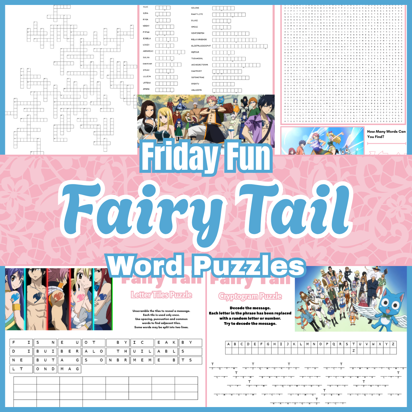 Friday Fun: Fairy Tail Puzzles